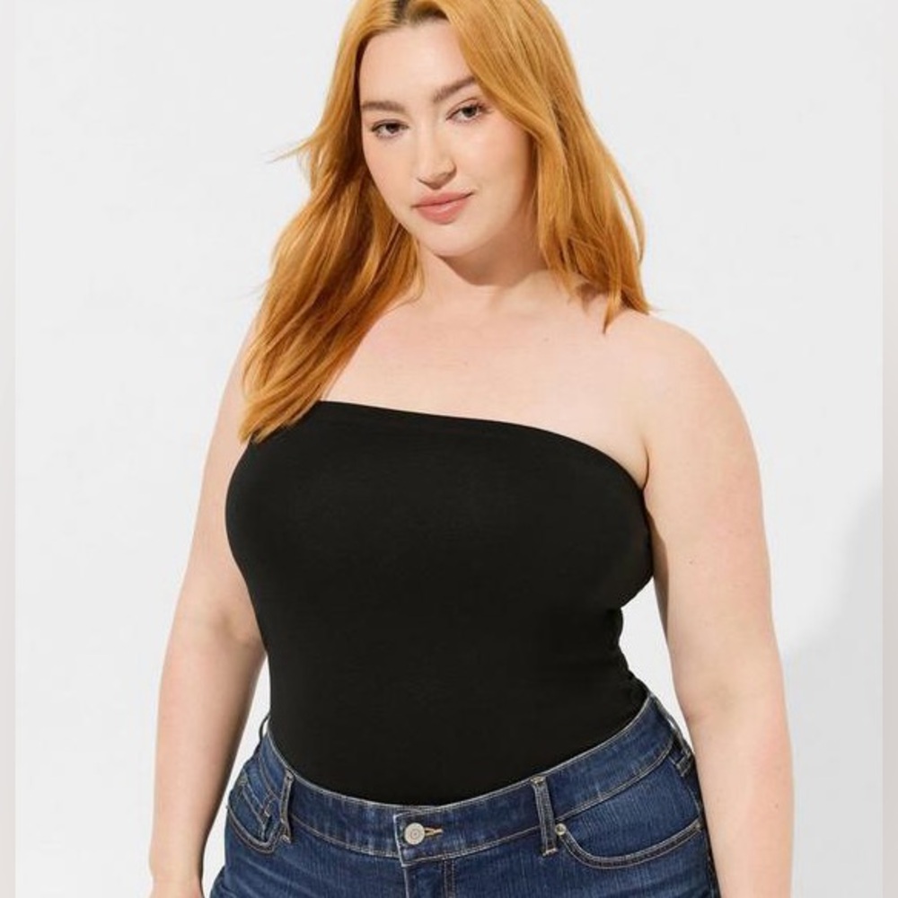 Torrid Black Foxy Strapless Tube Top